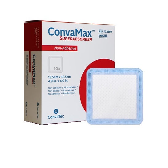 Convamax Hidrocelular No Adhesivo Estéril 12.5x12.5cm 10uds