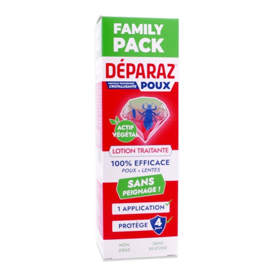 Déparaz Poux Lotion Traitante Familiale Poux Lentes 200ml