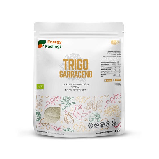 Energy Feelings Blé à Grains Sarraceno Eco Vegan Sans Gluten 1kg