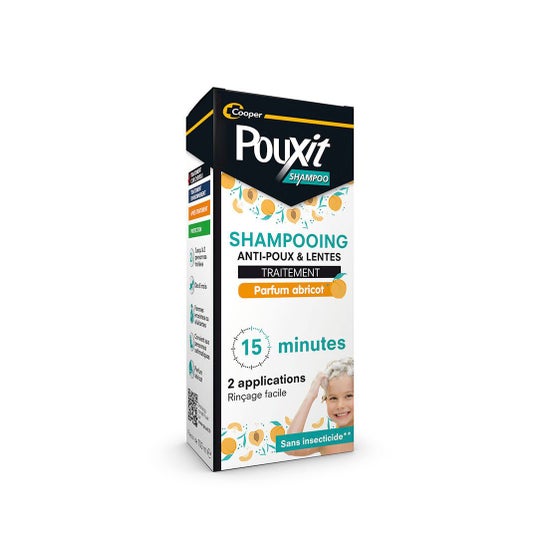 Pouxit Shampooing Anti-Poux et Lentes Abricot 100 ml