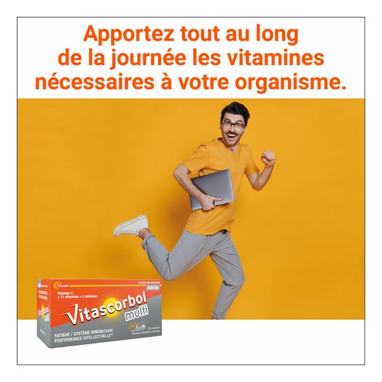 Vitascorbol Multi Adulte 30 Comprimés