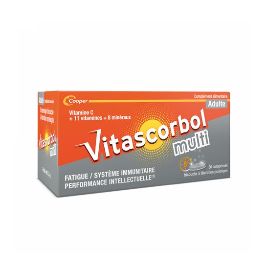 Vitascorbol Multi Adulte 30 Comprimés