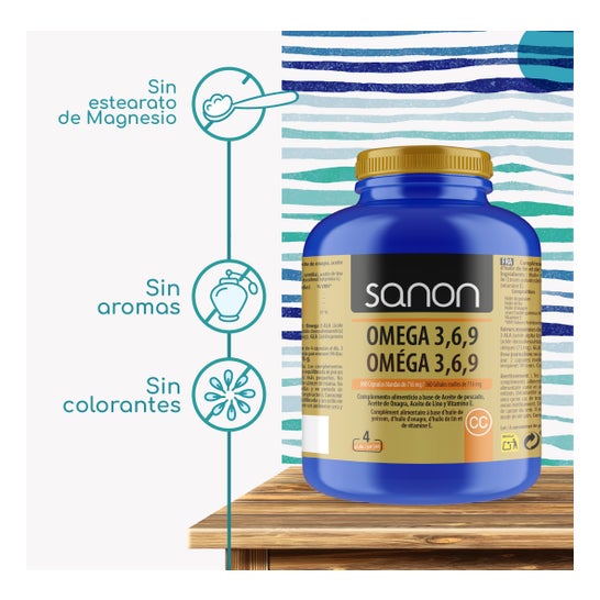 Sanon Omega 3,6,9 720mg 360 Capsules