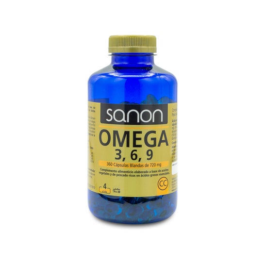 Sanon Omega 3,6,9 720mg 360 Capsules