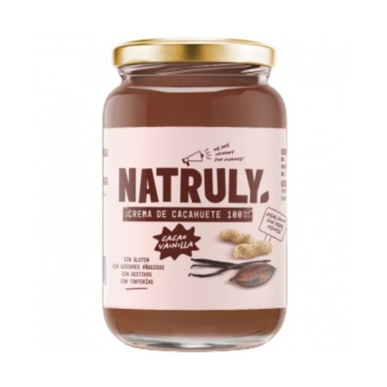 Natruly Beurre de Cacahuète Cacao et Vanille 500g