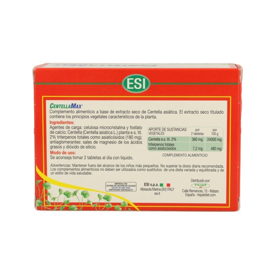 ESI Erbaven Centella Max 60 comprimés