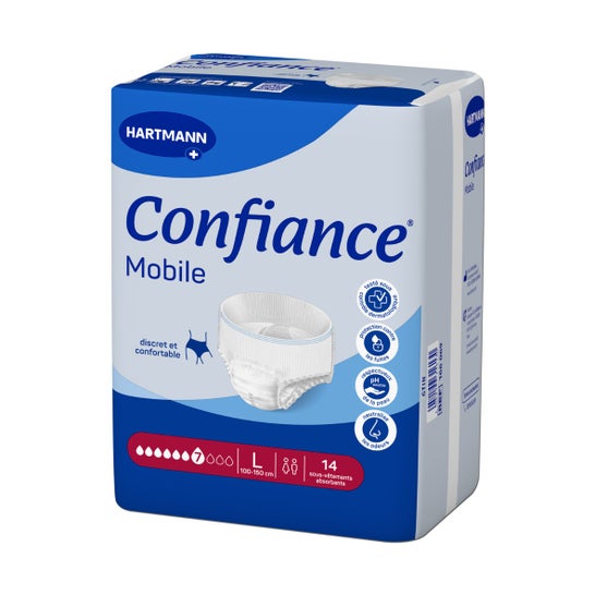 Confiance Mobile Slip 7G Absorbant Jetable TL 14 uts