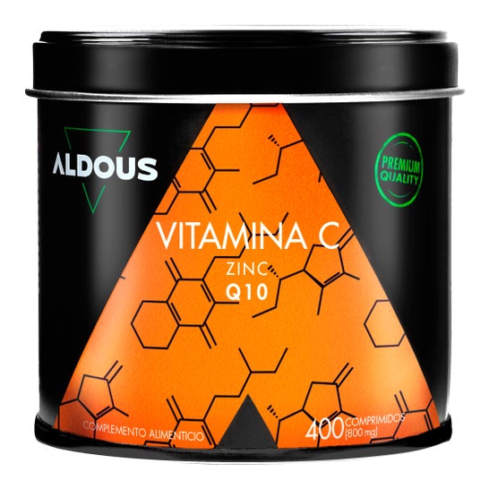 Aldous Vitamine C avec Zinc et Coenzyme Q10 400comp