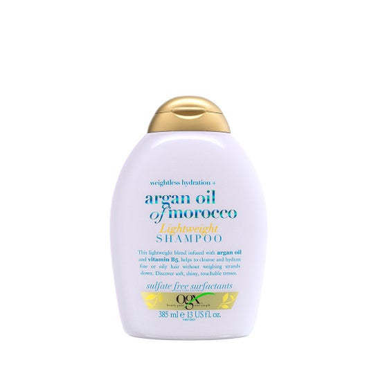 Ogx Argan Oil Of Morocco Lightweight Shampoo 385ml Ogx Argan Oil Of Morocco Lightweight Shampoo 385ml