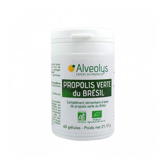Alveolys Propolis Verte Du Brésil Bio 60 Gélules