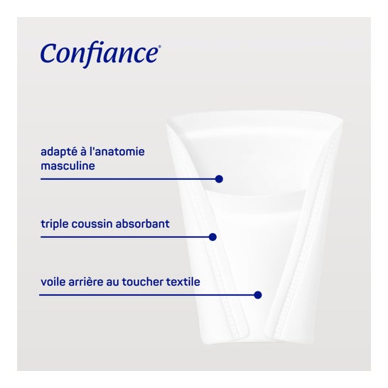Confiance Men 2 Gouttes 14 Protections Absorbantes