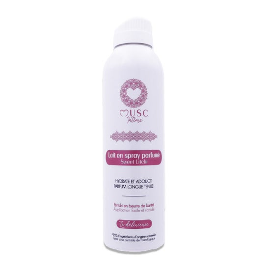 Musc Intime Lait Parfumé Spray Litchi Doux 200 ml