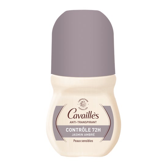 Cavaillès Déodorant Anti-Transpirant Jasmin Ambré 72H Roll-on 50 ml