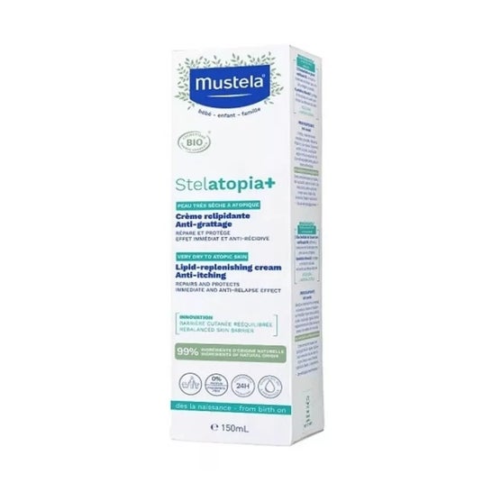 Mustela Stelatopia+ Crème Relipidante Anti-Grattage Bio 150ml