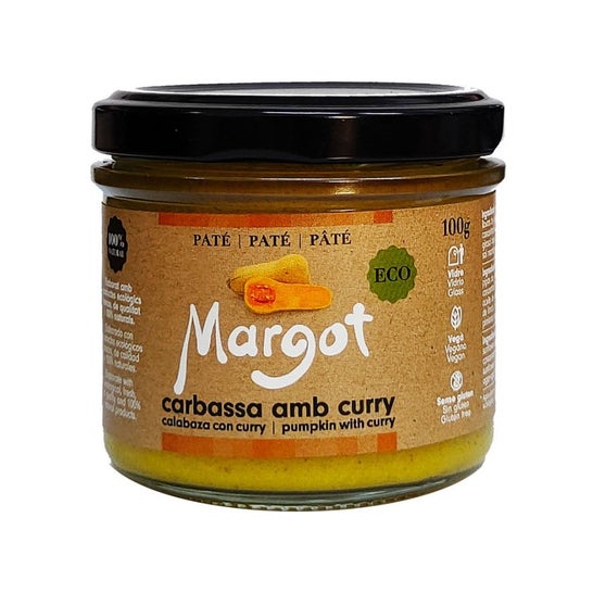 Margot Pâté Potiron et Curry Eco Vegan 100g