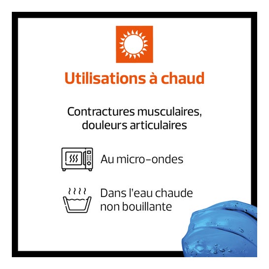 Actipoche Coussin Thermique Genou Chaud /Froid 20x30cm
