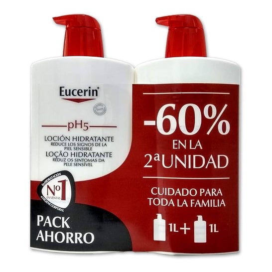 Eucerin® Duplo pH5 Lotion de protection de la peau 2x1L