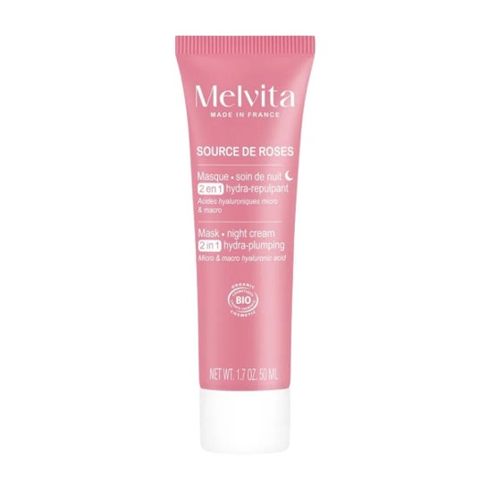 Melvita Source de Roses Masque Nuit Hydra-Repulpant 50 ml