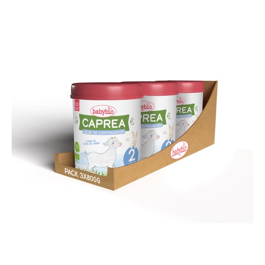 BabyBio Caprea 2 Lait Bio 3x800g