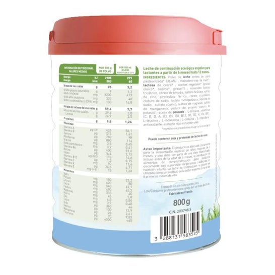 BabyBio Caprea 2 Lait Bio 3x800g