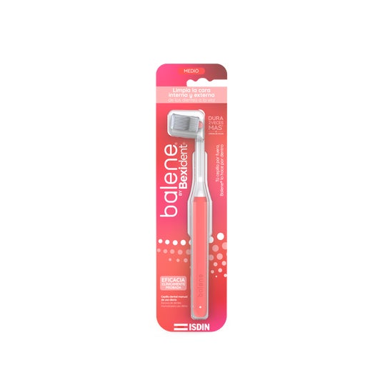 Isdin Bexident Brosse Dents Adulte Médium Corail 1 ut