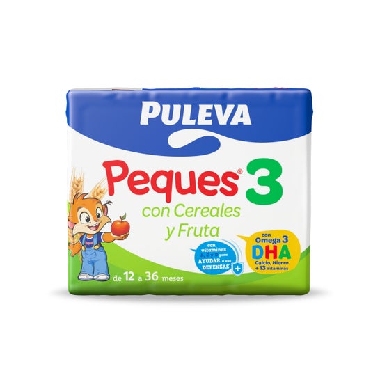 Puleva Peques 3 Céréales et Fruits 3X200ml.