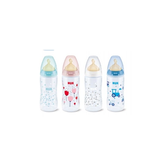 Tétine Nuk bouteille latex grande bouche taille 2 300ml