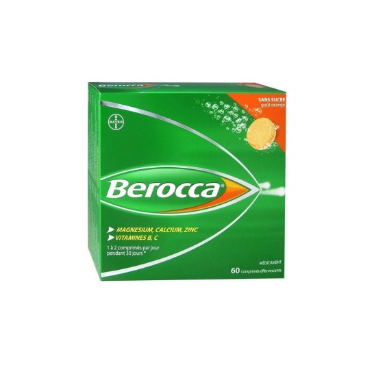 Berocca® Orange 60 Comprimés Sans Sucre