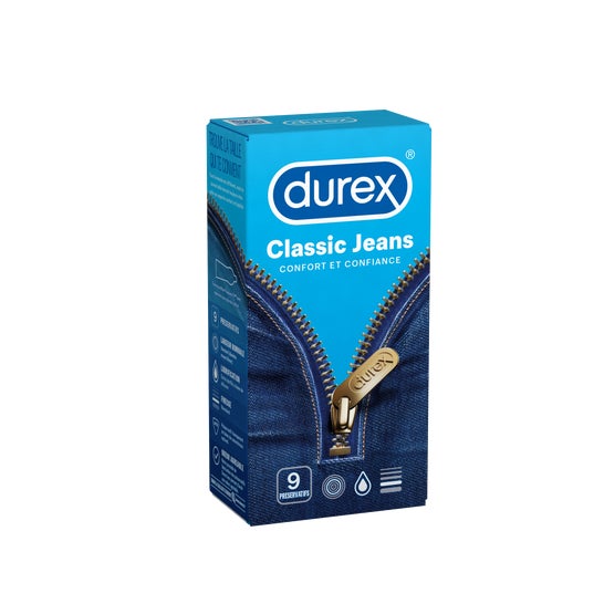 Durex Préservatif Classic Jeans Boite De 9