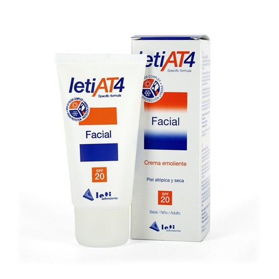 Letiat4 Atopic Skin Crème Visage Spf20 50ml