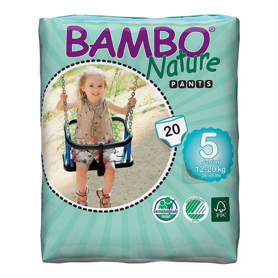 Bambo Nature Pannolino per Bambini Pants Junior T5 20uts