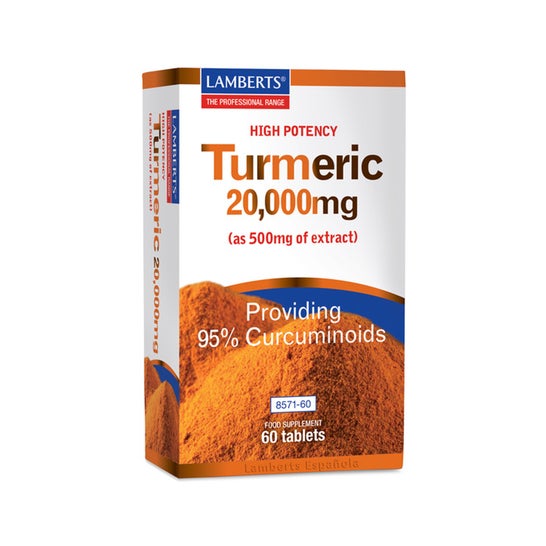 Lamberts Cúrcuma 20.000mg 60 Comprimés