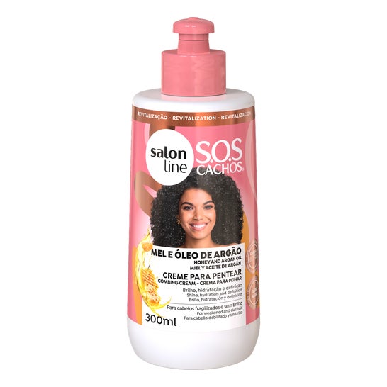 Salon Line SOS Cachos Mel e Óleo de Argão Creme Pentear 300ml