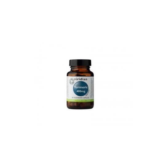 Curcuma biologique Viridian 400mg 30caps