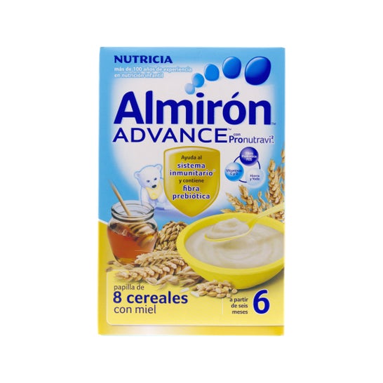 Almirón Advance papille de 8 céréales au miel 500g