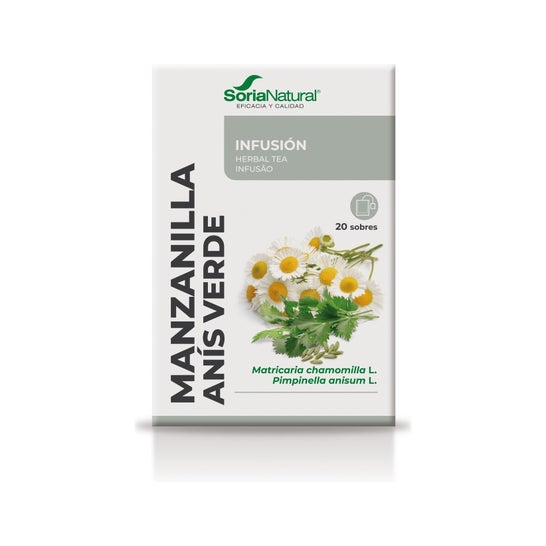 Soria Natural Manzanilla avec 20 filtres Ring Infusion 20