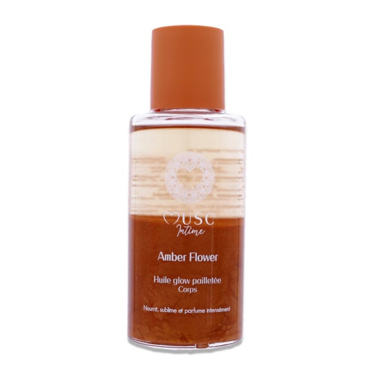 Musc Intime Huile Corps Pailletée Amber Flower 100 ml