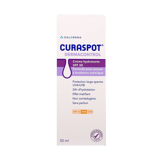 Curaspot Dermacontrol Crème Hydratante SPF30 50 ml