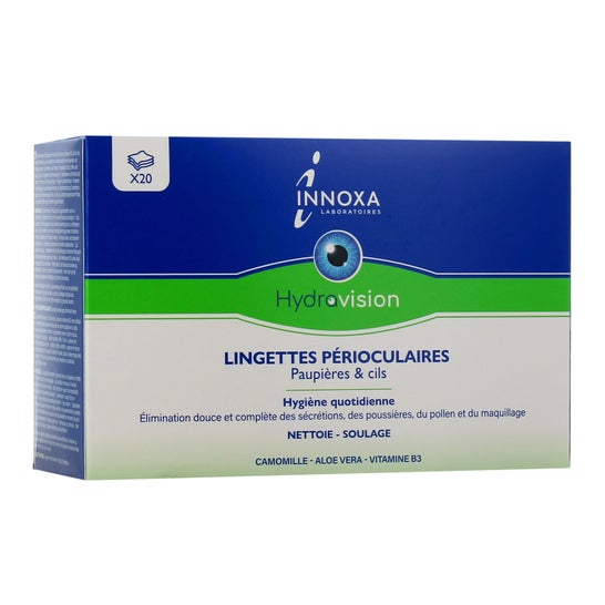 Innoxa Hydravision Lingettes Périoculaires 20uts