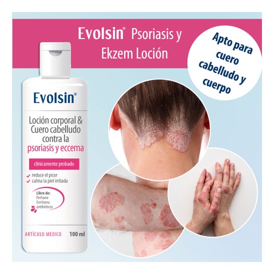 Evolsin Lotion Contre Psoriasis Et Eczéma 100ml