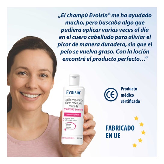 Evolsin Lotion Contre Psoriasis Et Eczéma 100ml
