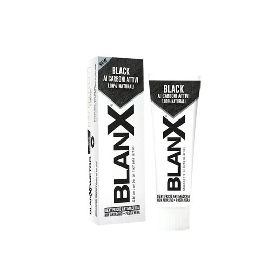 BlanX Black Charcoal Dentifrice Contre Plaque et Taches 75ml