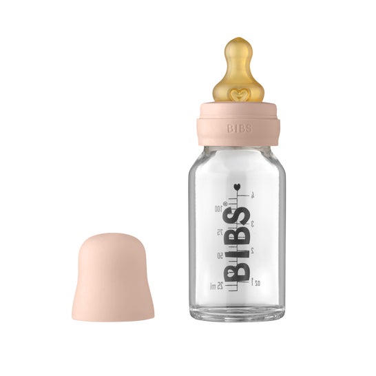 Bibs Baby Glass Bottle Blush 110ml 1ut
