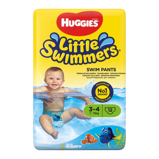 Abrazos Couche-Maillot de Bain Taille 3-4 12 Unités