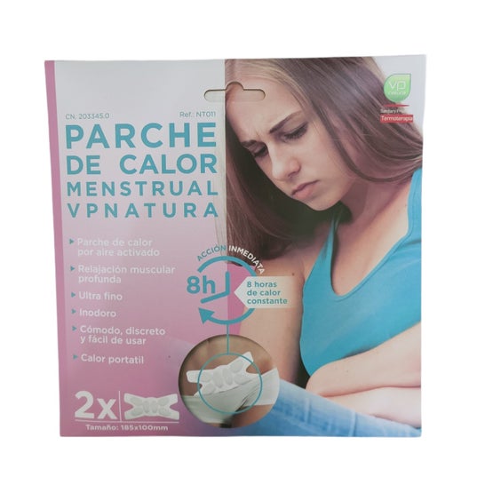 VP Natura Heat Patch Mestrual Use 2 patches