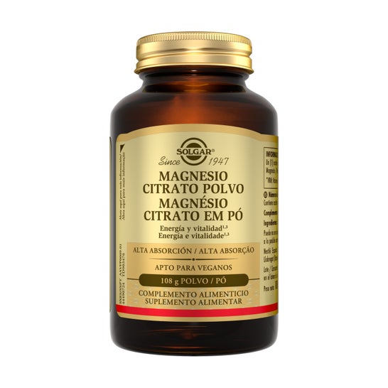 Solgar Magnésium Citrate en Poudre 108 g