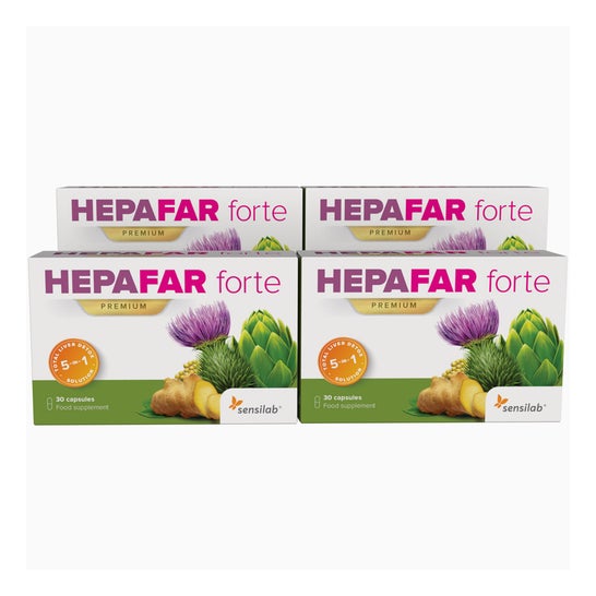 Sensilab Hepafar Forte Premium 4x30 Capsules