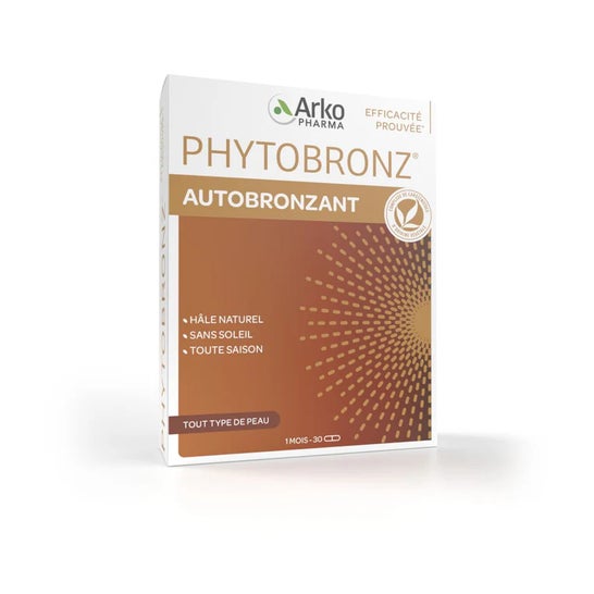 Arkopharma Phytobronz Autobronzant 30 gélules