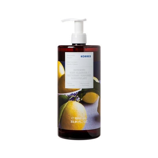 Korres Basilic Citron Gel Douche pH Neutre Format Familial 1L
