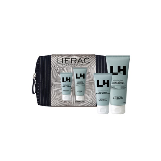 Coffret Lierac Homme Gel Hydratant Énergisant + Gel Douche